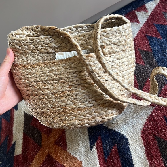 Zara Natural Jute Tote Bag - Picture 9 of 12